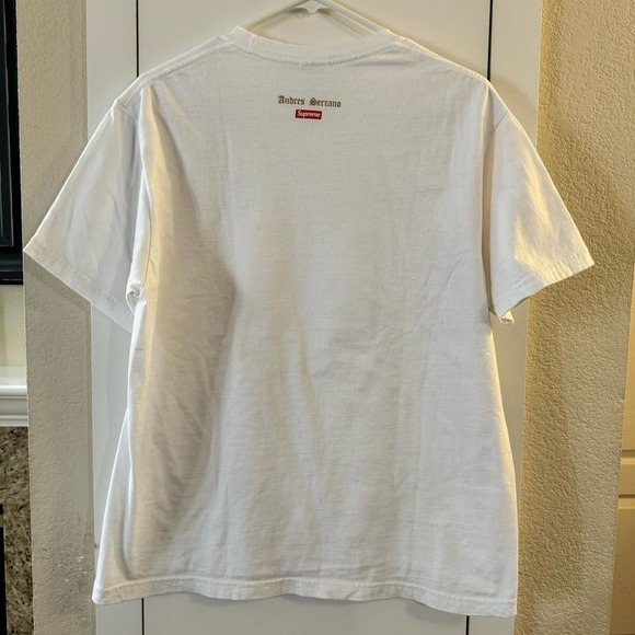Supreme Andres Serrano Madonna & Child Men’s Shirt Size Medium - Picture 4 of 6